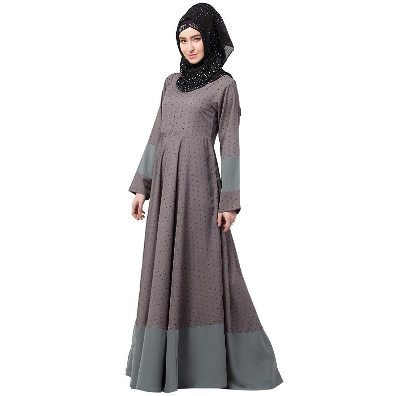 polka dot abaya
